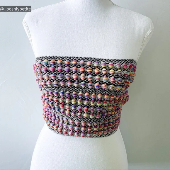 Forever 31 s colorful tube top bandeau - Picture 9 of 15